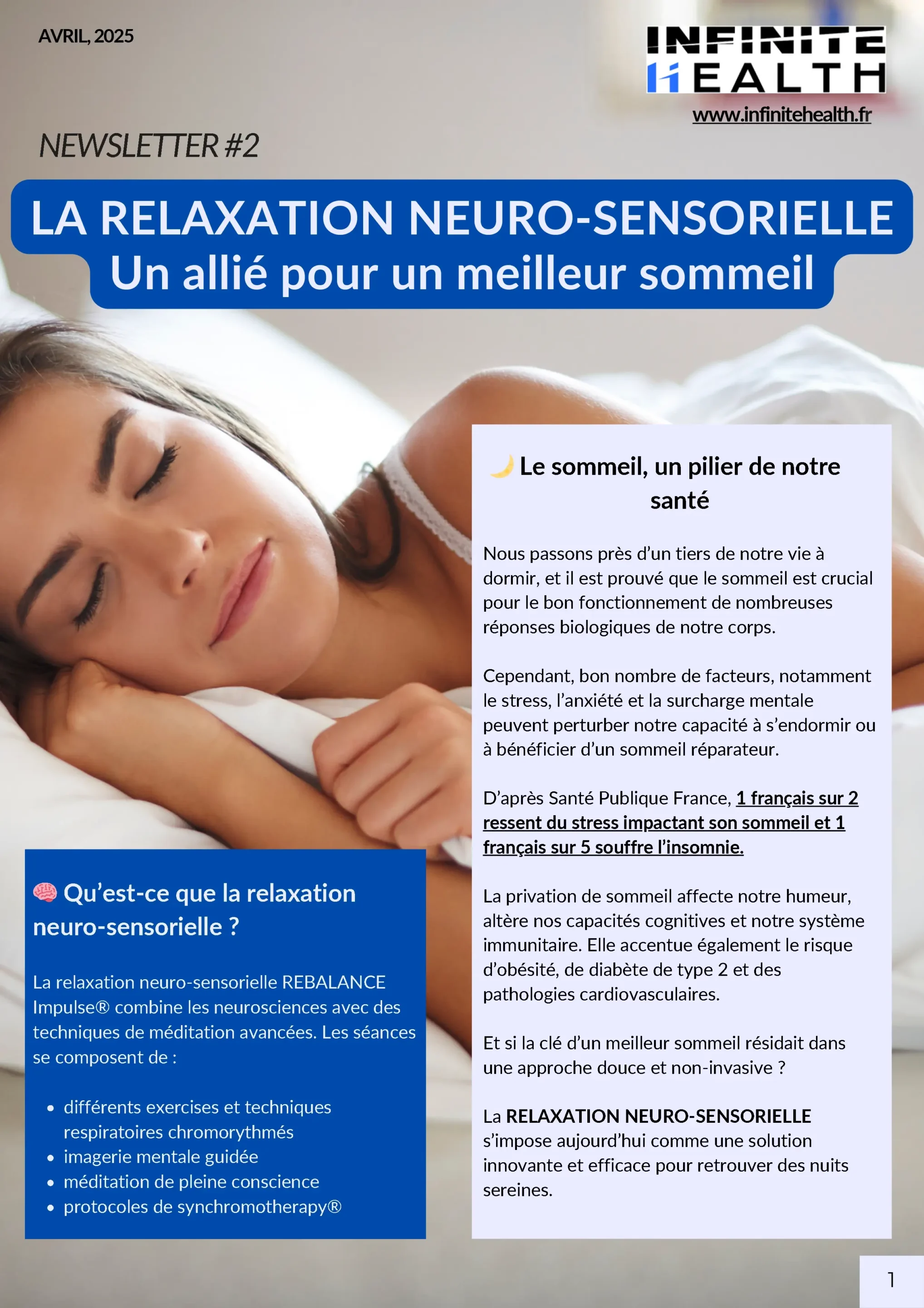 Newsletter SOMMEIL Rebalance